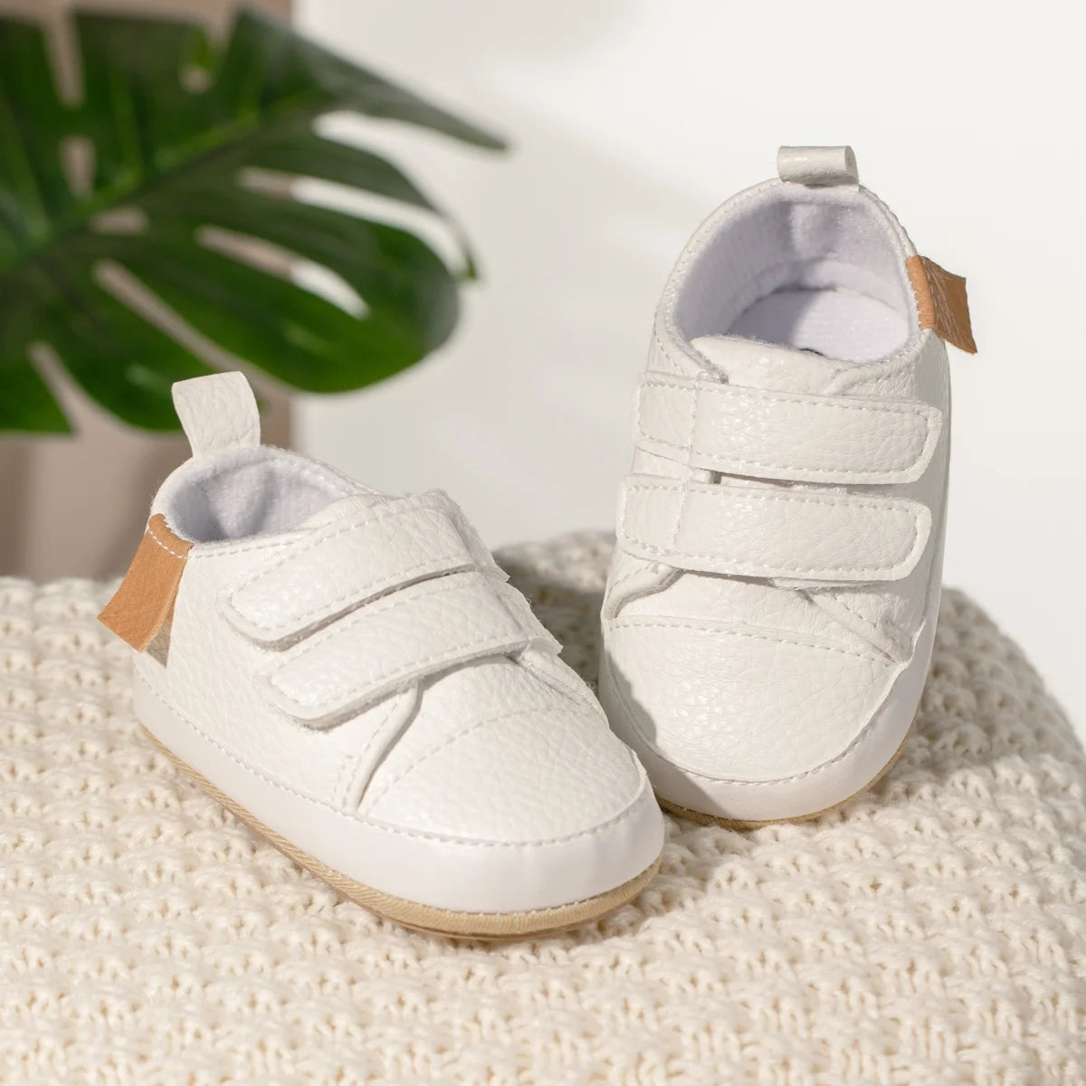 Baby Boys Girls Shoes High-Top Ankle Sneakers Toddler Soft Rubber Sole Infant Crib Shoes 0-18 Months