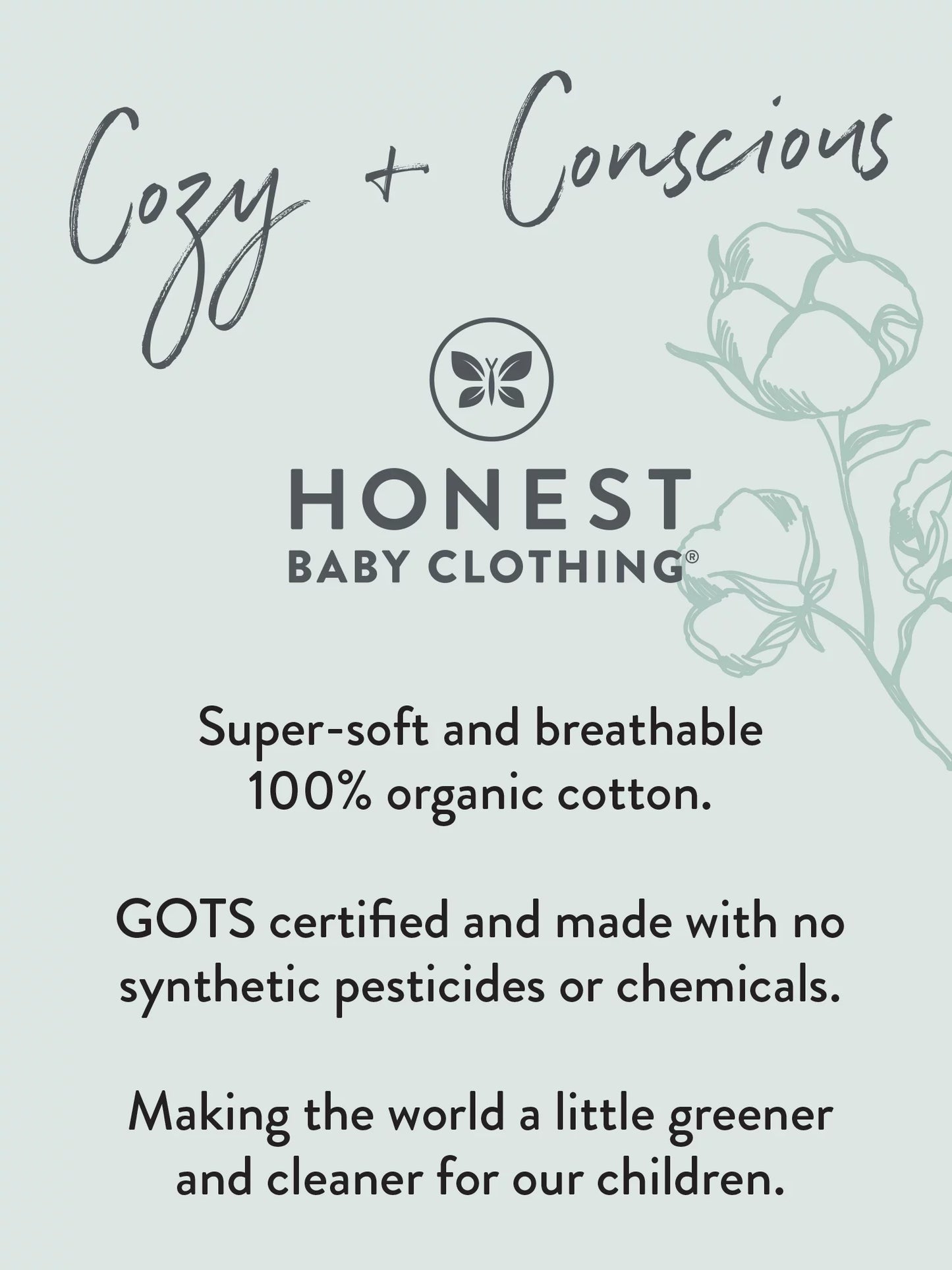 Baby Boy or Girl Gender Neutral Organic Cotton Long Sleeve Bodysuits, 8 Pack (Newborn-24 Months)
