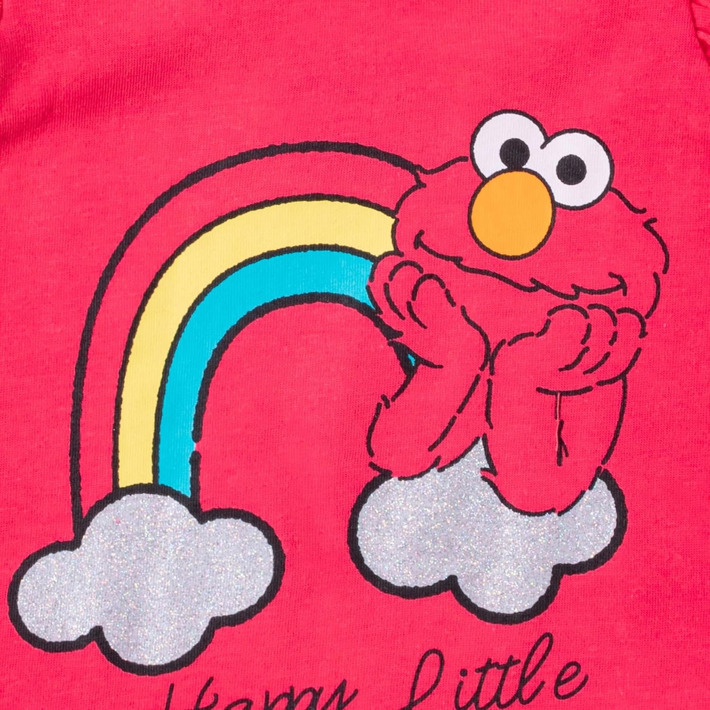 Elmo or Cookie Monster Girls’ T-Shirt, Tank Top and Short Set for Infant and Toddler