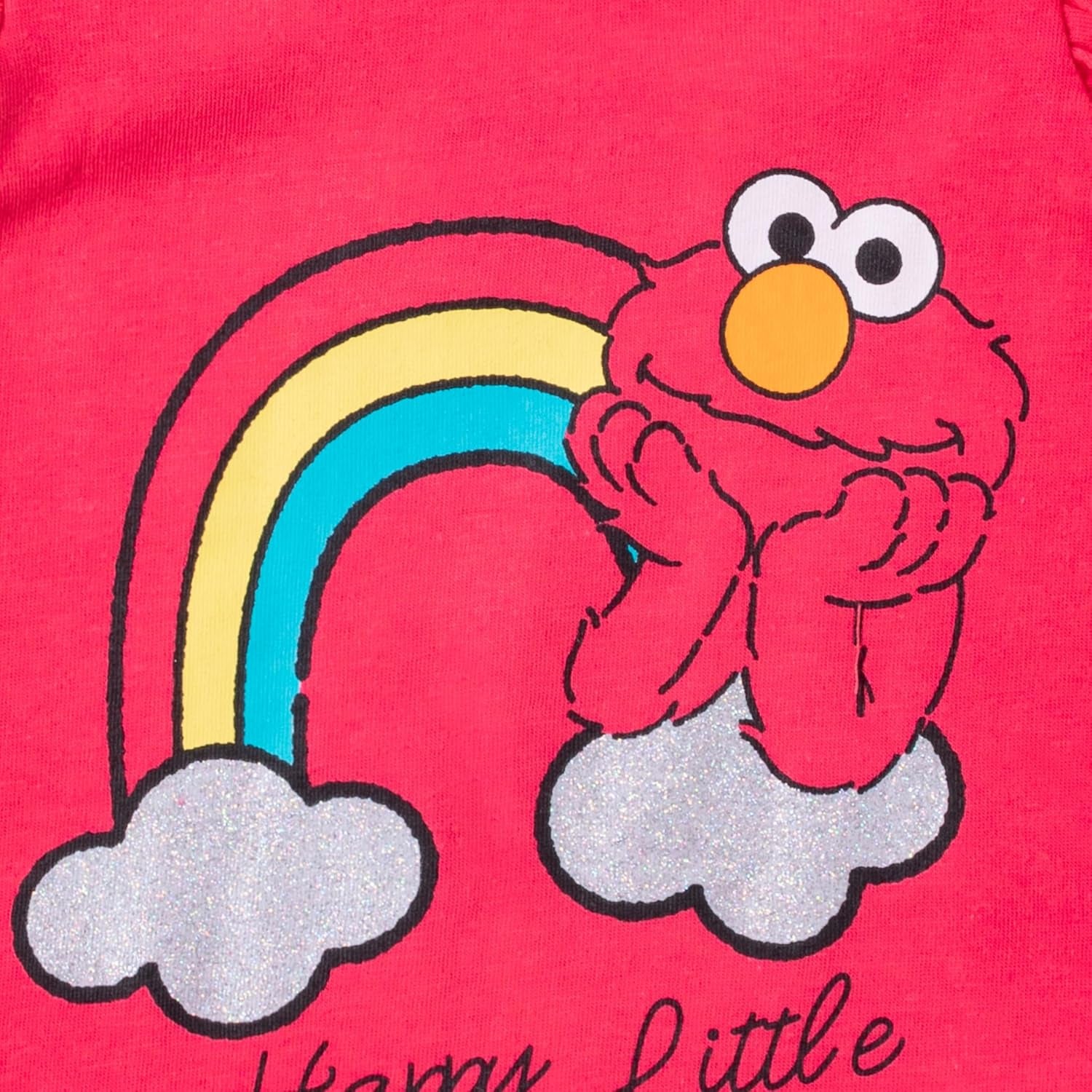 Elmo or Cookie Monster Girls’ T-Shirt, Tank Top and Short Set for Infant and Toddler