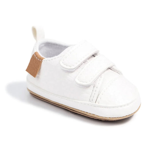 Baby Boys Girls Shoes High-Top Ankle Sneakers Toddler Soft Rubber Sole Infant Crib Shoes 0-18 Months