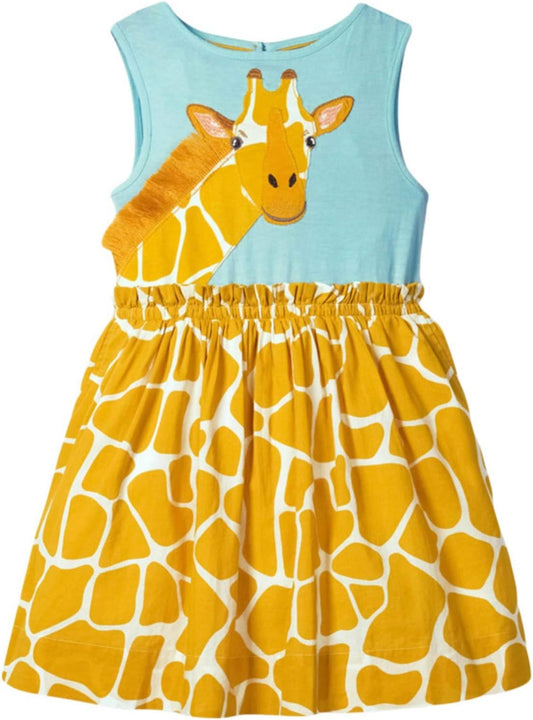 Toddler Girl Cotton Casual Dress Summer Short Sleeve Basic Tunic Playwear Shirt Dresses