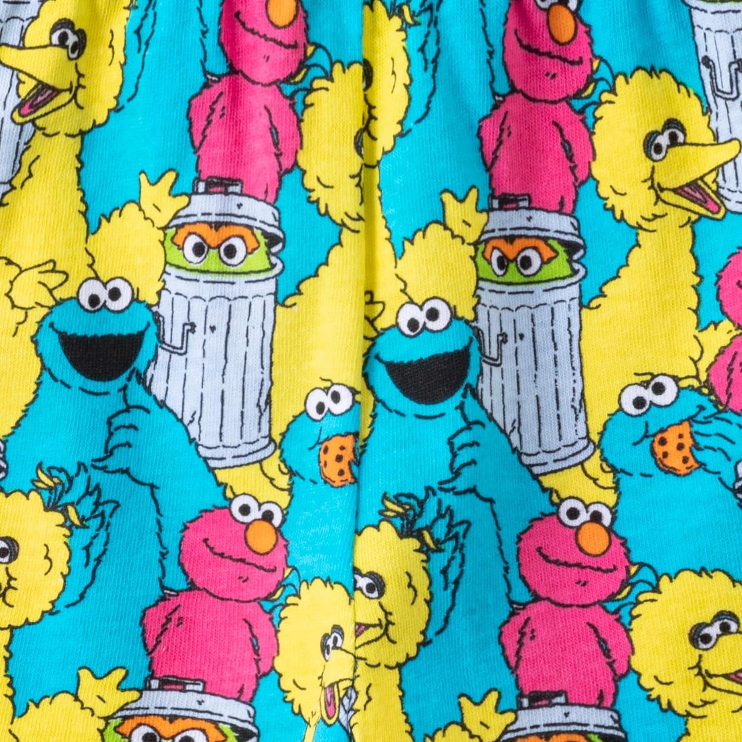 Elmo or Cookie Monster Girls’ T-Shirt, Tank Top and Short Set for Infant and Toddler