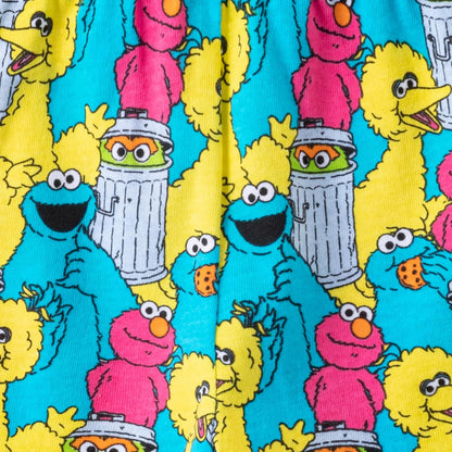 Elmo or Cookie Monster Girls’ T-Shirt, Tank Top and Short Set for Infant and Toddler