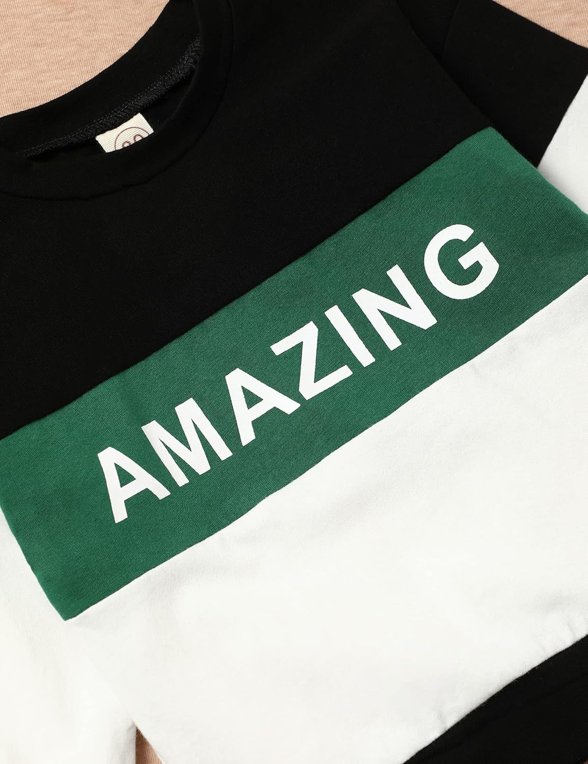 Toddler Boy Clothes Letter Long Sleeve Tops Sweatshirt Pants Toddler Outfits for Boys Fall Clothes 18M-6T