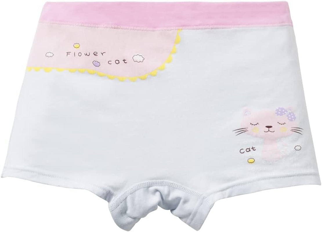 Little Girls Cotton Boy Shorts Toddler Panties Baby Princess Underwear (Pack of 5)