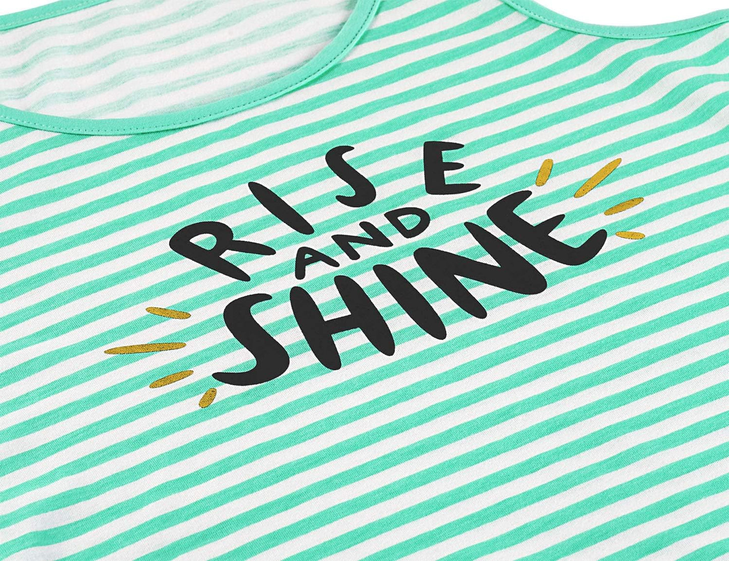 Girls Tank Top Pajamas – Size 6 8 10 12 14 16 18 Summer Shorts Stripe PJS Set Big Kids Clothes for Tween/Teens