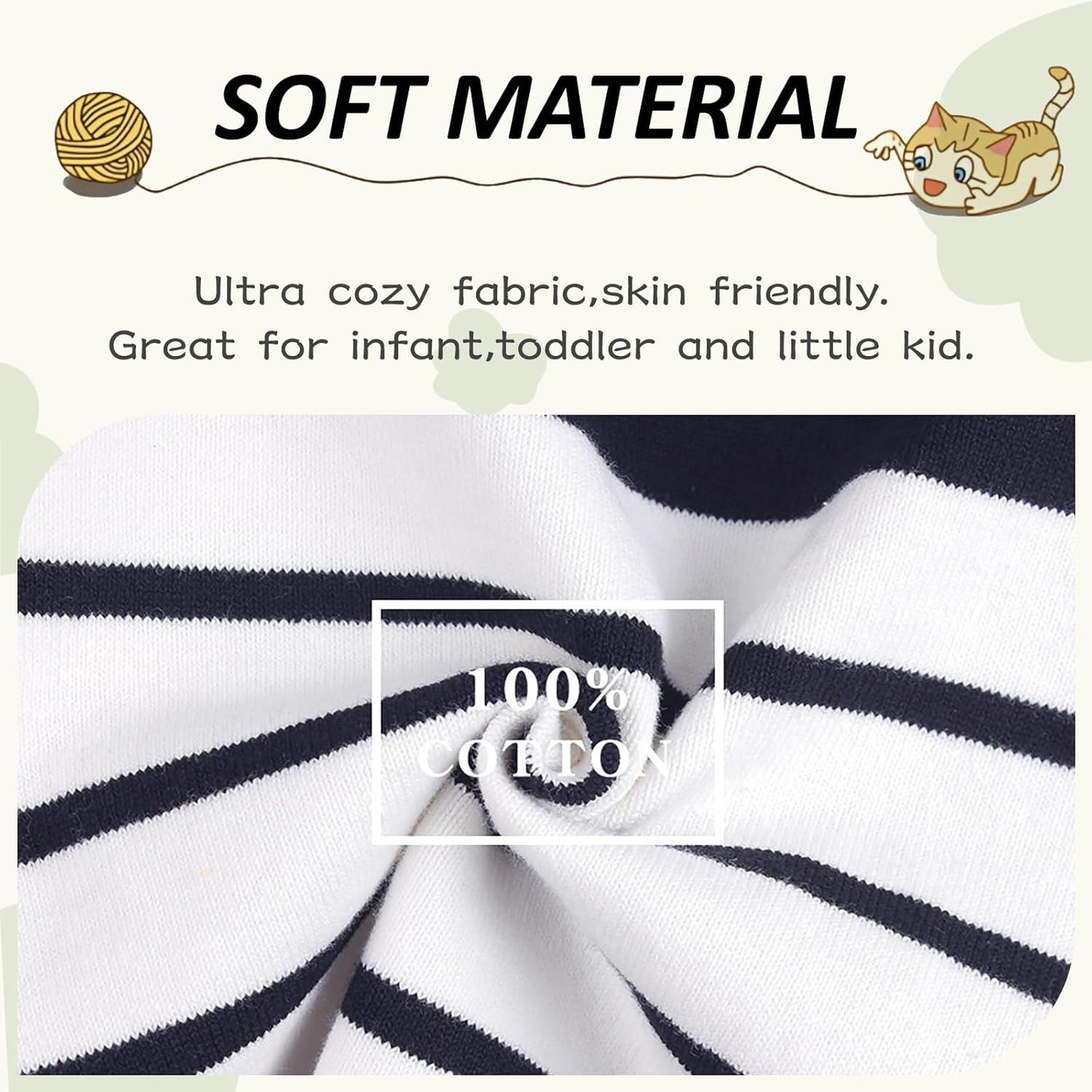 Toddler Baby Cable Knit Sweater for Boys Long Sleeve Crewneck Striped Cotton Pullover Sweatshirt Fall Winter 1-5T