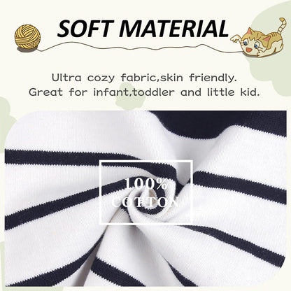 Toddler Baby Cable Knit Sweater for Boys Long Sleeve Crewneck Striped Cotton Pullover Sweatshirt Fall Winter 1-5T