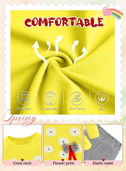 Adorable Cute Toddler Baby Girl Clothing 2Pcs Outfits
