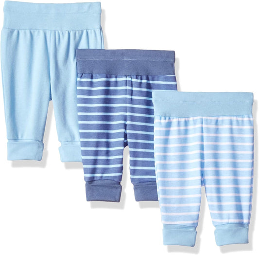 Ultimate Baby Flexy 3 Pack Adjustable Fit Knit Jogger Pants