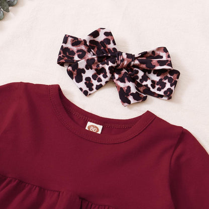 Baby Girl Clothes Toddler Girl Outfit Ruffle Sleeve Shirt Floral Pant Set Fall Winter Clothing for Girl