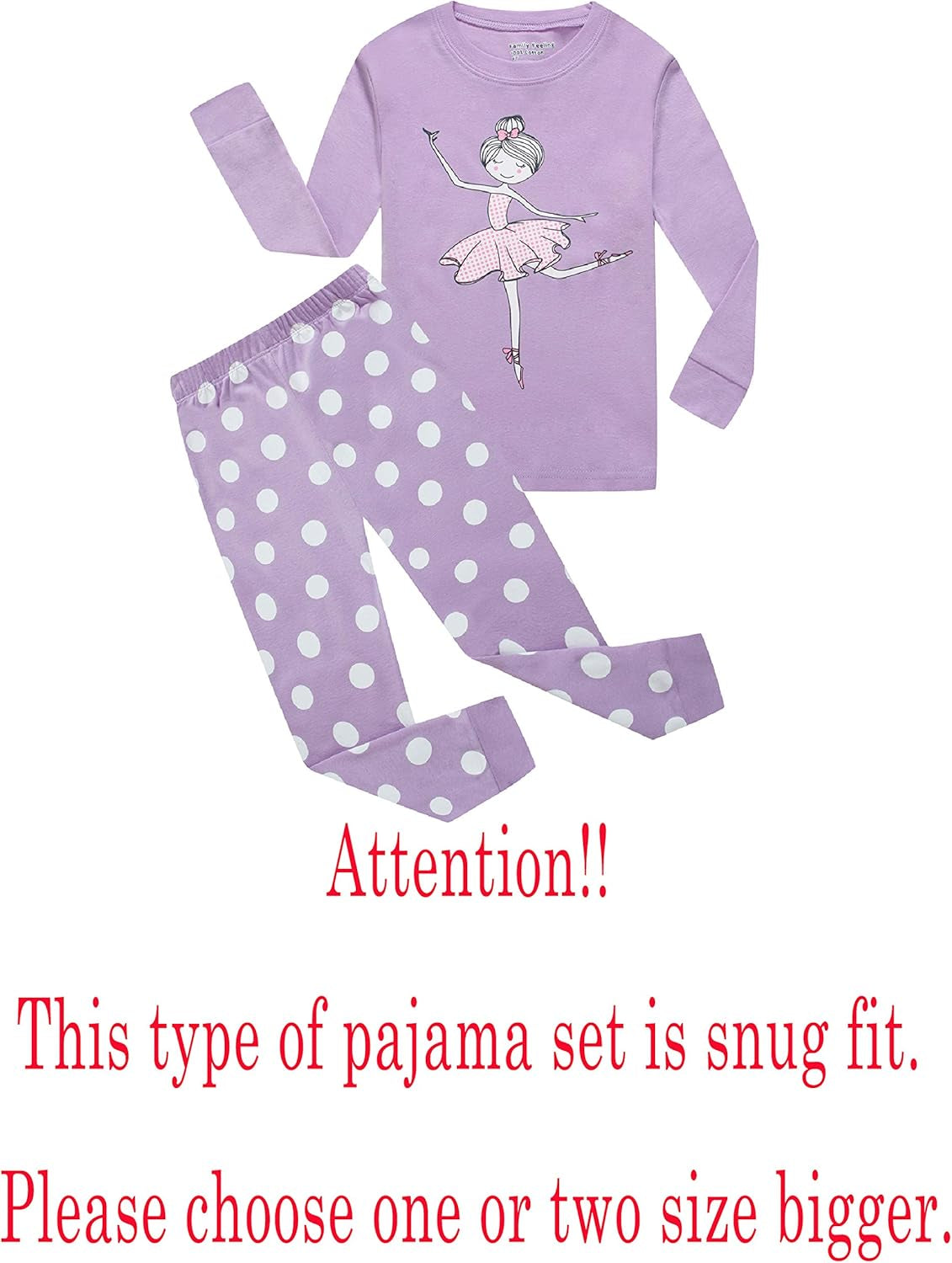 Kids & Toddler Girls Boys Pajamas 2 Piece Pjs Set 100% Cotton Sleepwear
