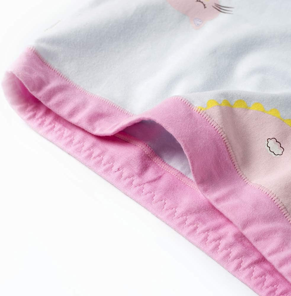Little Girls Cotton Boy Shorts Toddler Panties Baby Princess Underwear (Pack of 5)