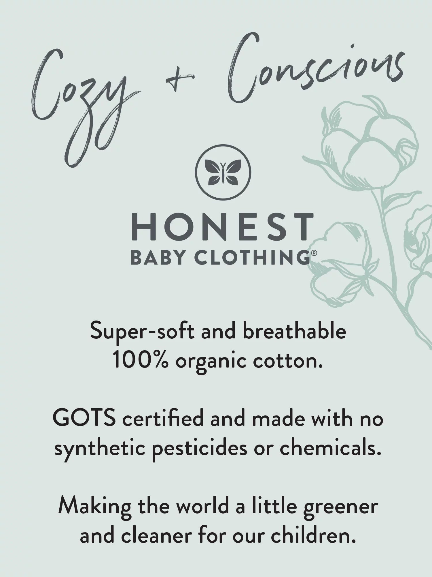 Baby Boy or Girl Gender Neutral Organic Cotton Long Sleeve Bodysuits, 8 Pack (Newborn-24 Months)