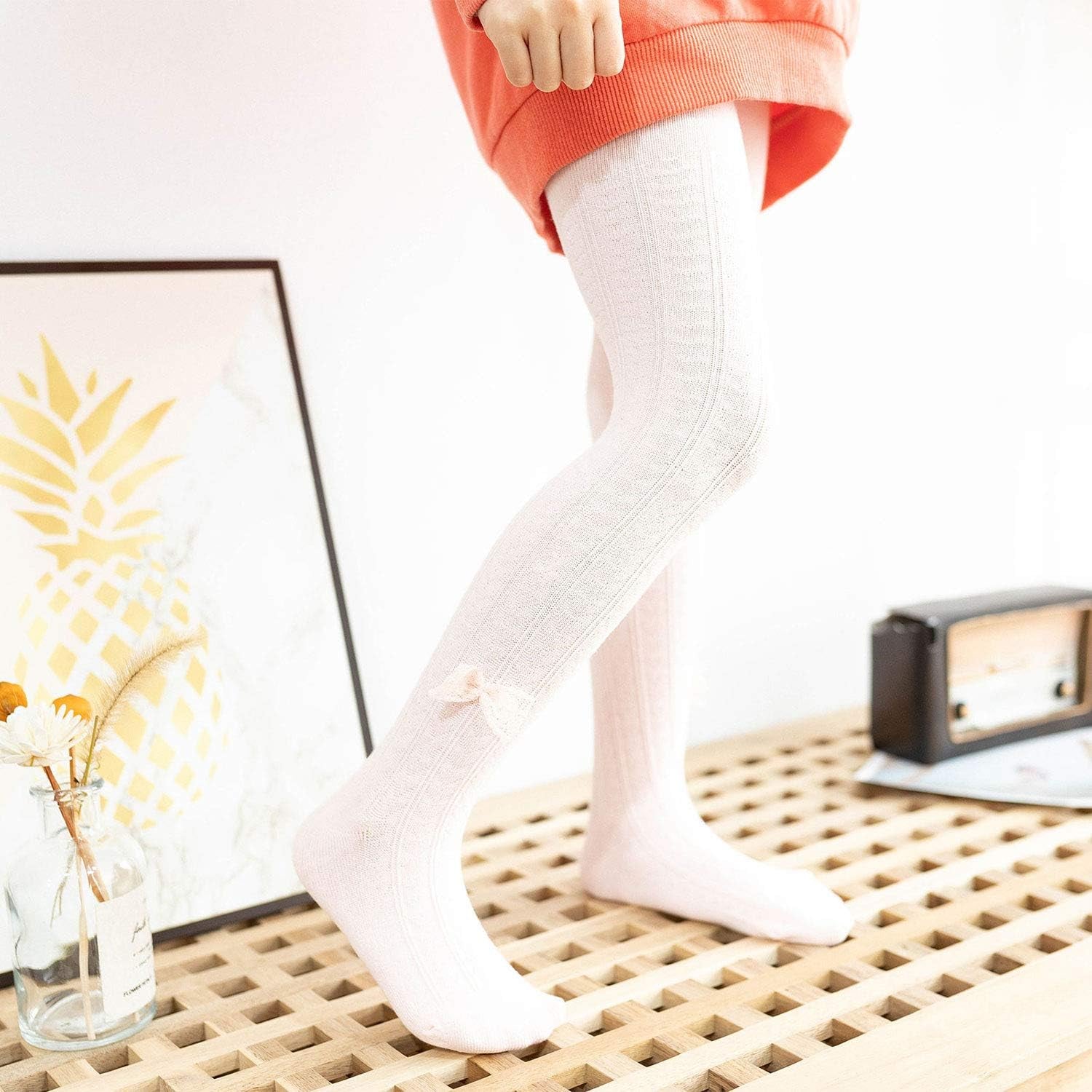 Infant Soft Tights Toddler Seamless Leggings Tights for Baby Girls Winter Knit Warm Newborn Pants Stockings