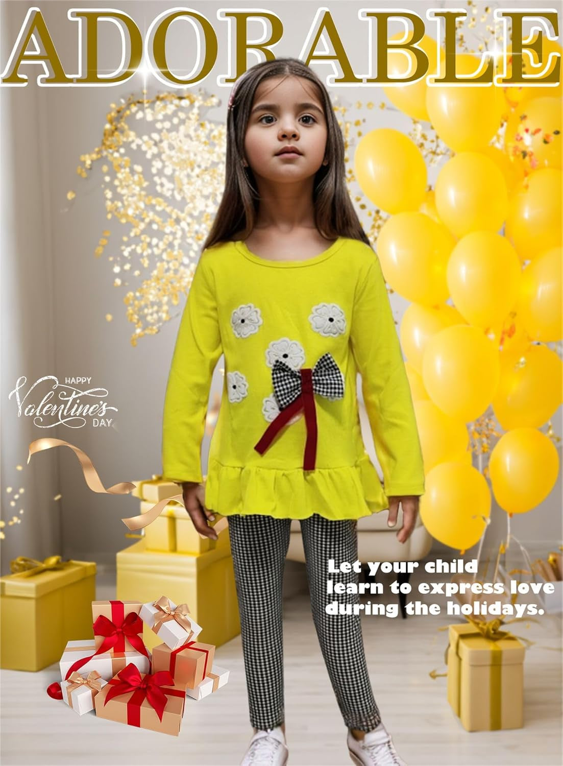 Adorable Cute Toddler Baby Girl Clothing 2Pcs Outfits